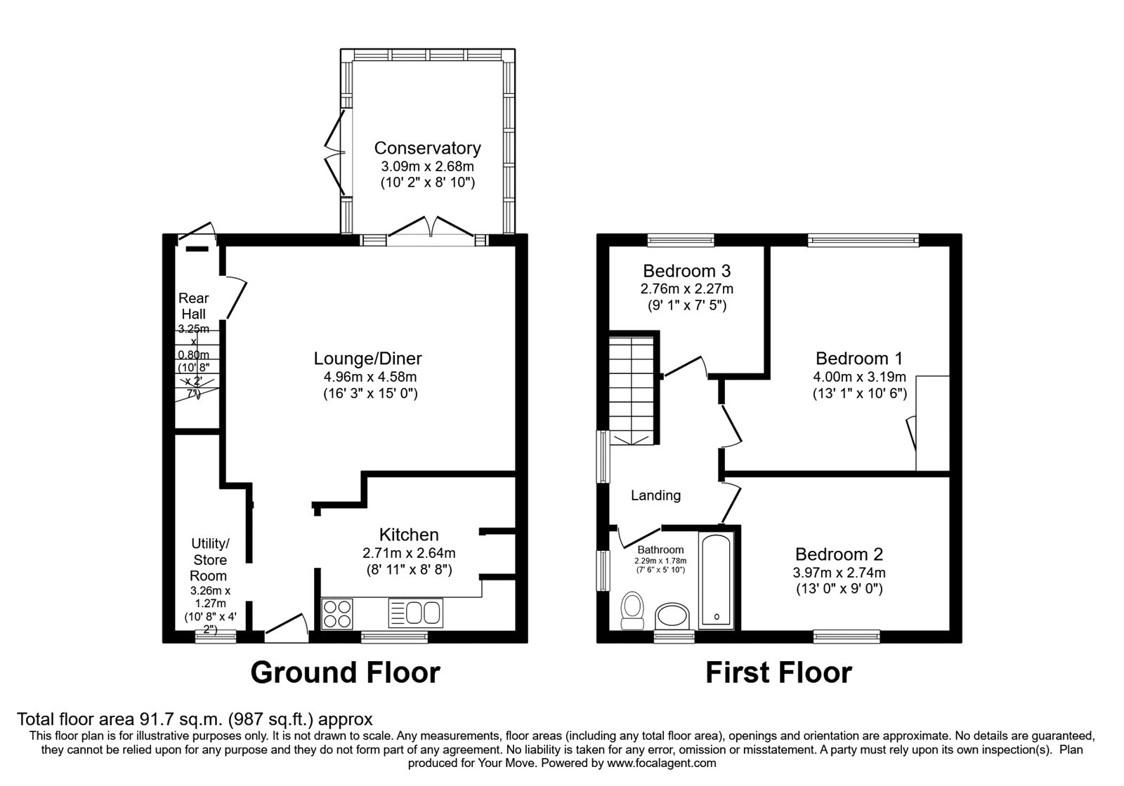 3, Brook Grove, Wolverhampton floorplan