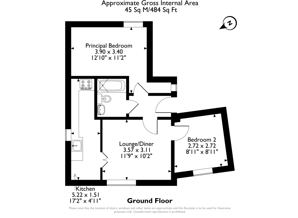 1, Paradise Road, Downham Market floorplan