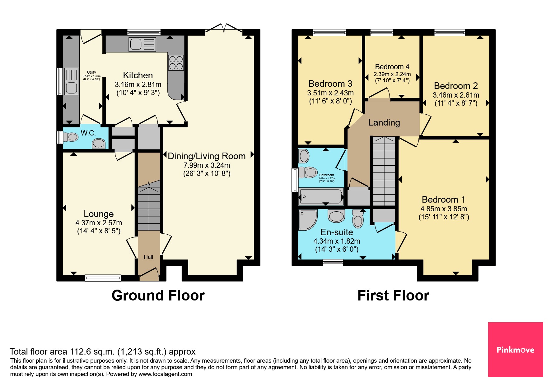 46, The Meadows, CARDIFF floorplan