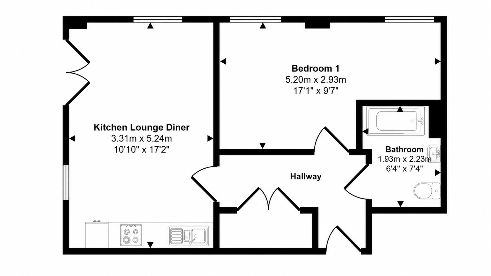 Apartment 77 Grant Court Block C, Ordsall Lane, Salford floorplan