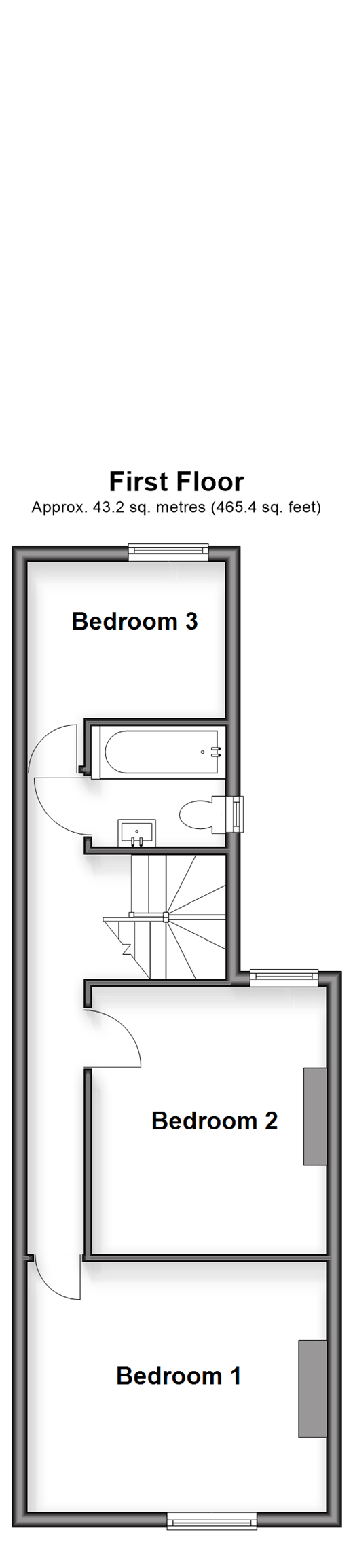 Powerscourt Road, Portsmouth floorplan