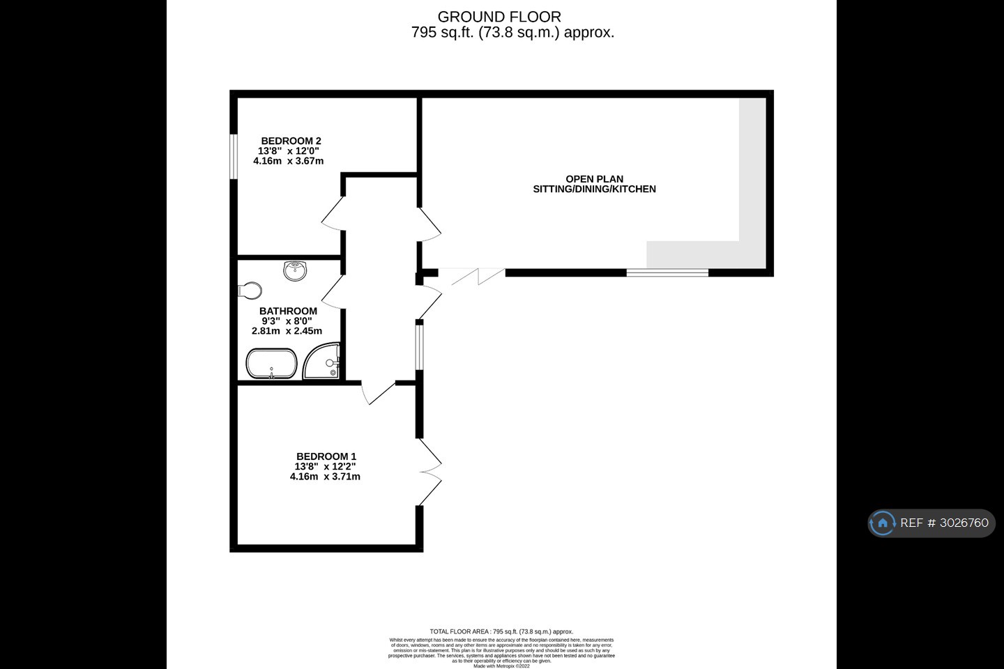 Onnas Stable, Kings Lane Sotherton, Beccles floorplan