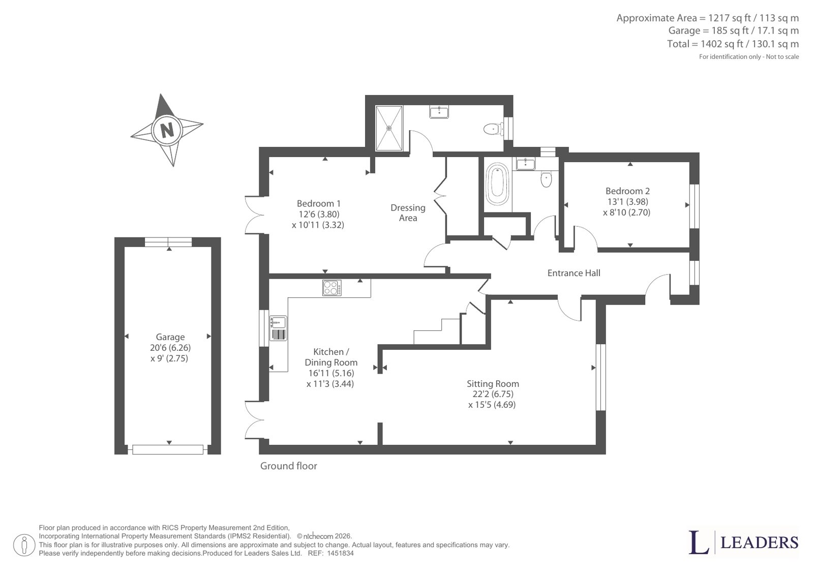 11, Woodfields, Eye floorplan