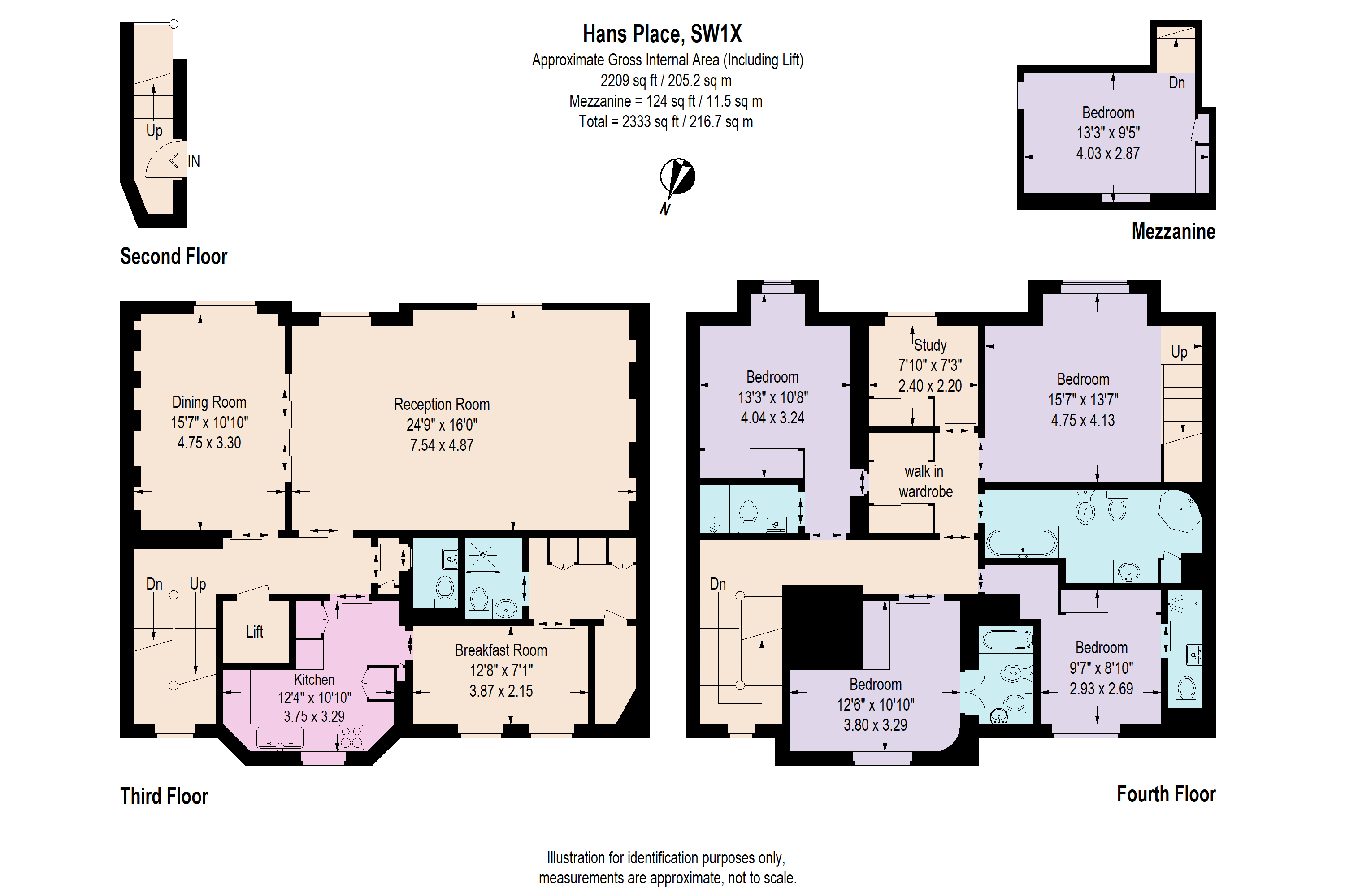 18, Hans Place, London floorplan