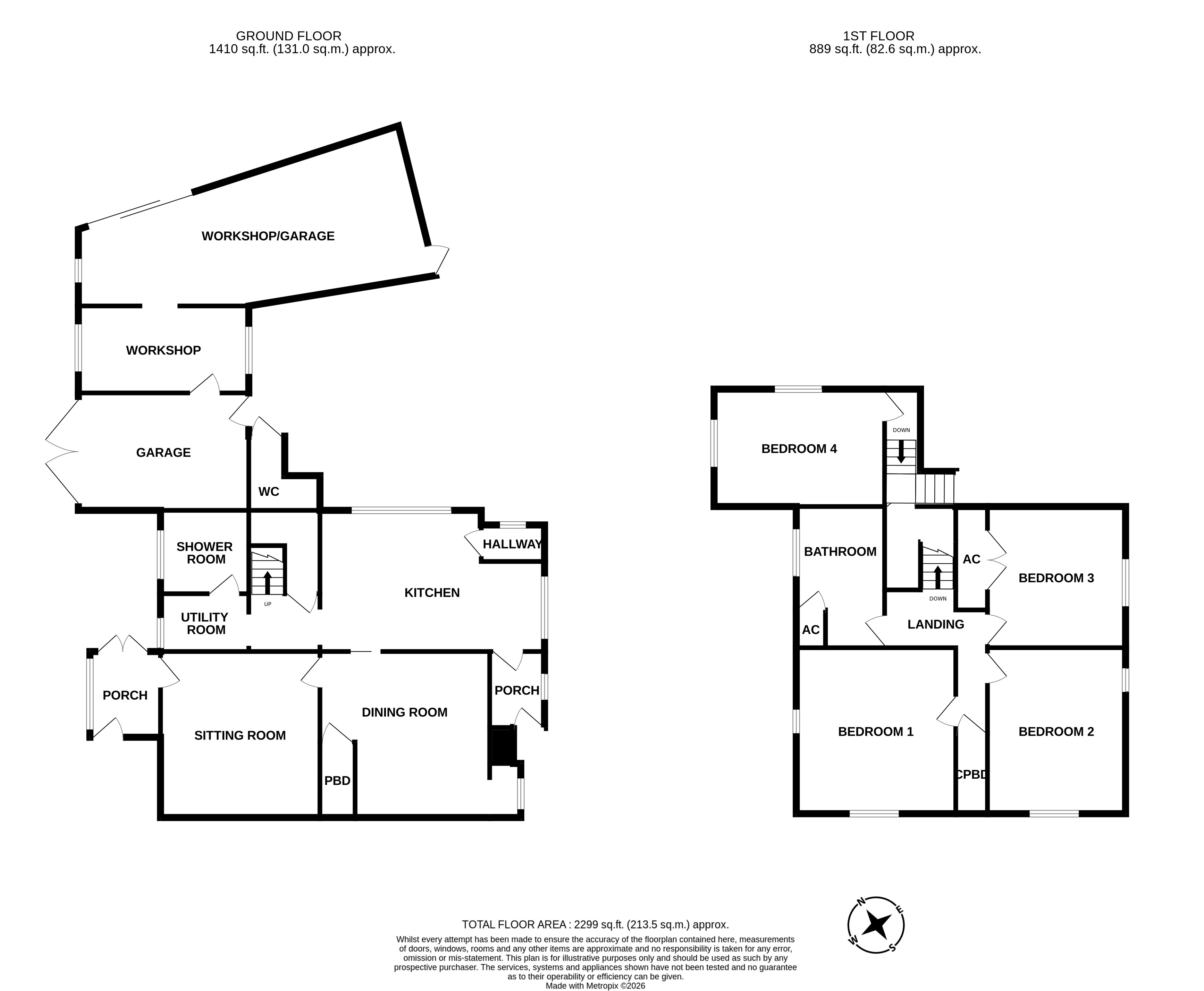 Walnut Tree Cottage,, Wheatley Lane, Worcester floorplan