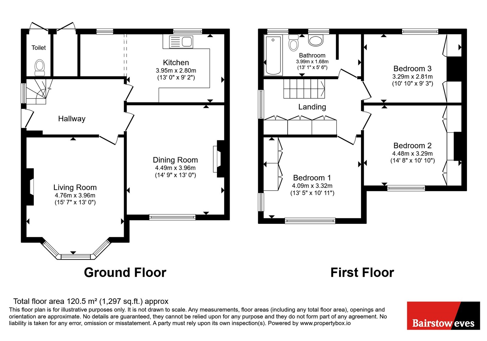 1, Willows Road, West Midlands floorplan
