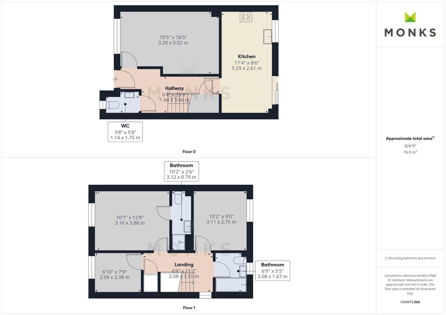 Cae Onan, Oswestry floorplan