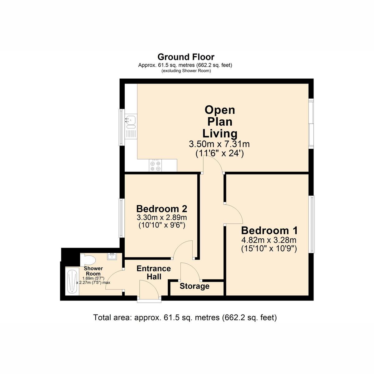 237, Albert Road, Devon, PL2 floorplan
