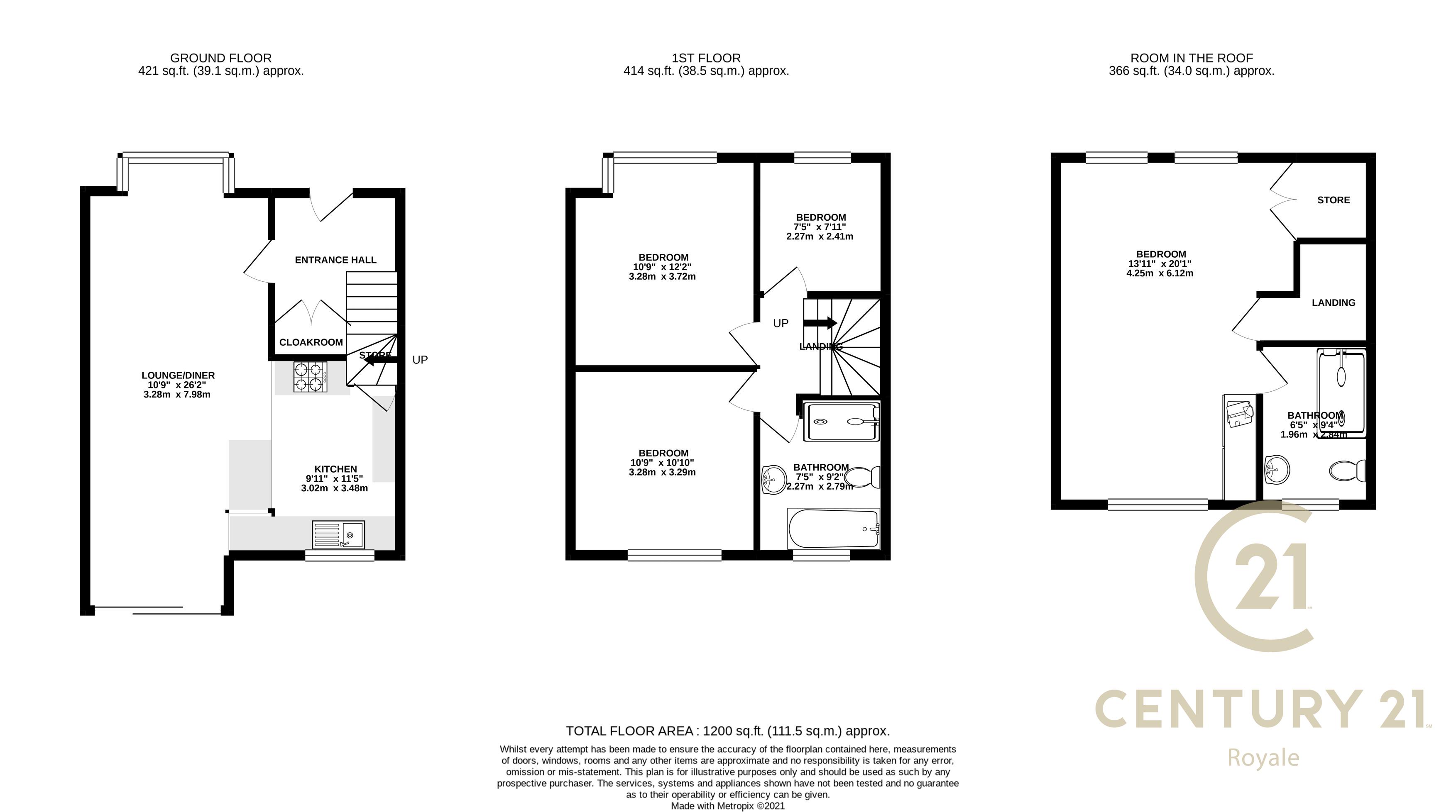 Rhodrons Avenue, CHESSINGTON floorplan