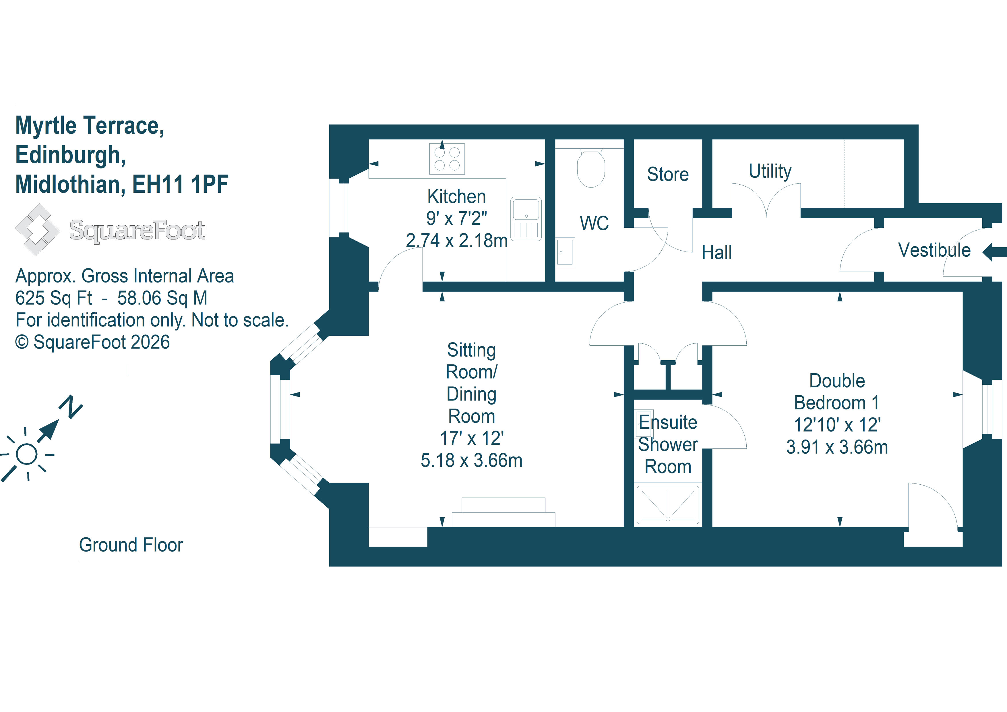 Myrtle Terrace, Edinburgh floorplan
