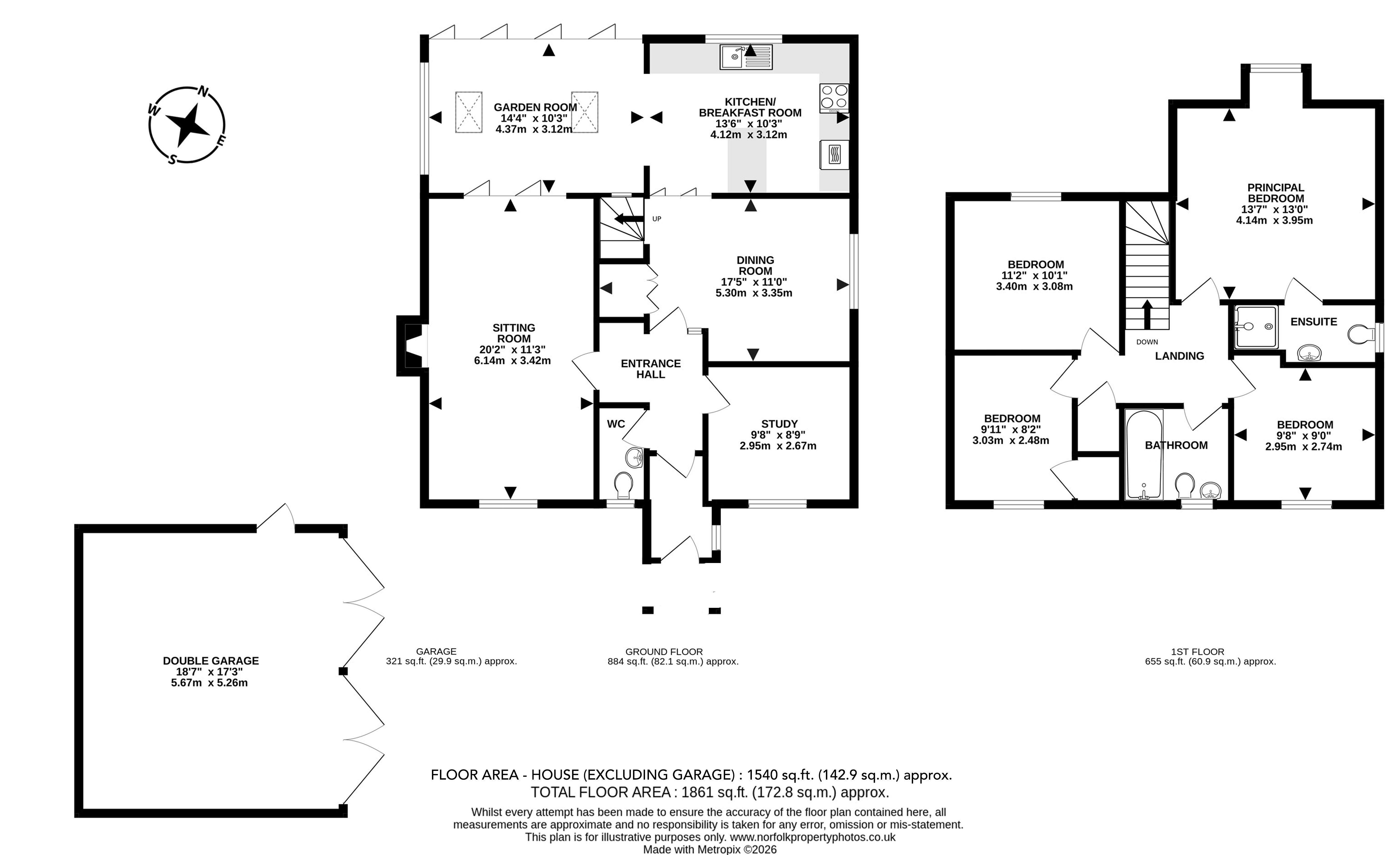 14, Church Close, Norwich floorplan