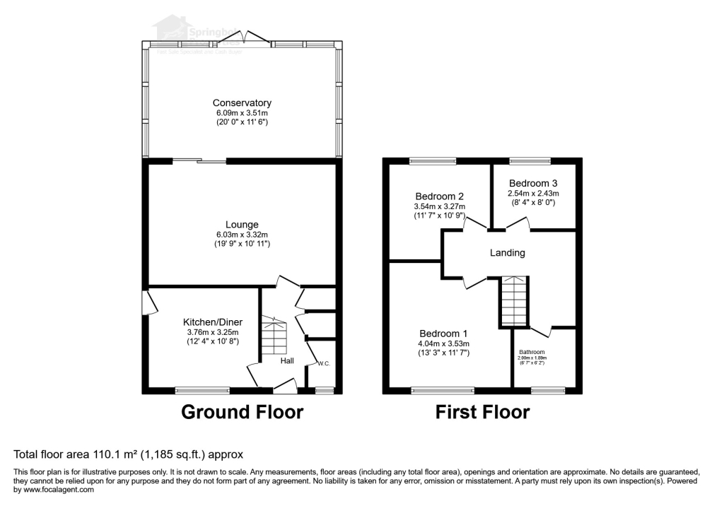 19, Lulworth, Skelmersdale floorplan