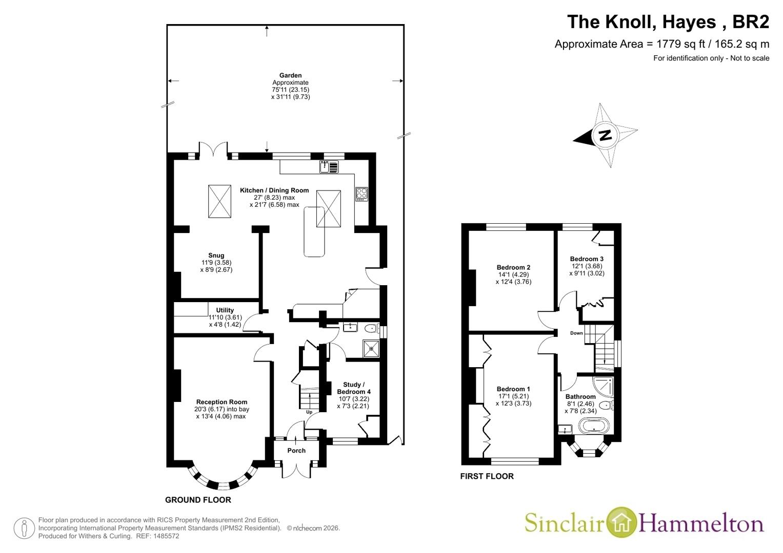 12, The Knoll, Hayes floorplan