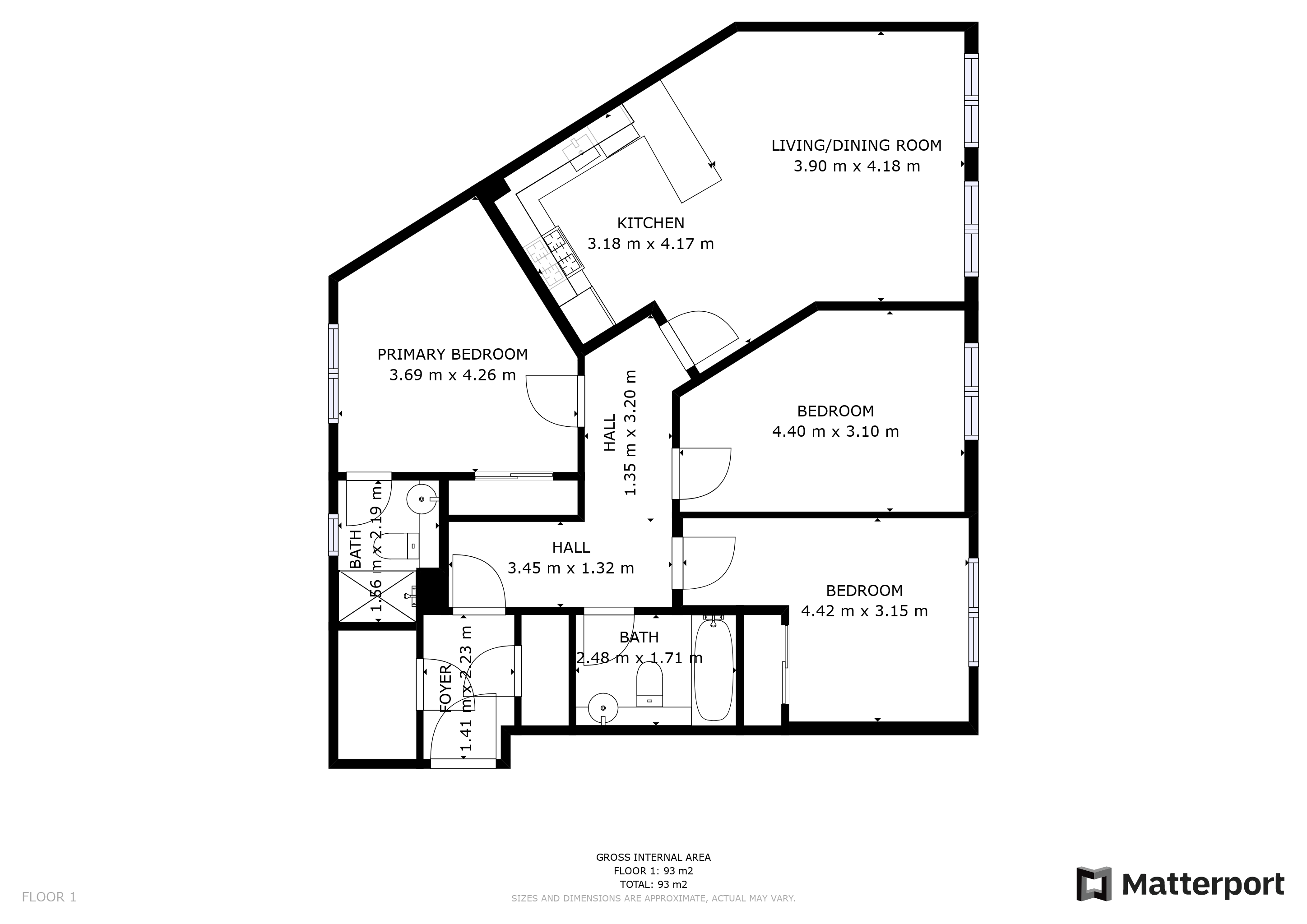 Grandholm Crescent, Bridge Of Don, Aberdeen AB22, 3 bedroom flat for