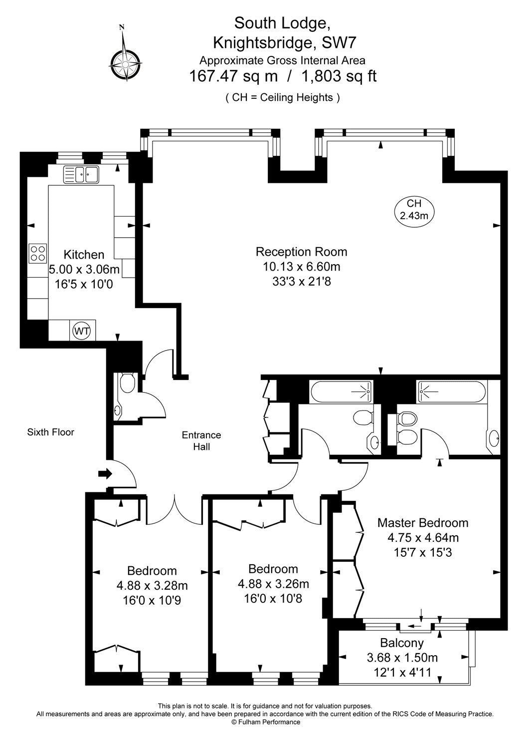 Flat 28,, South Lodge, London floorplan