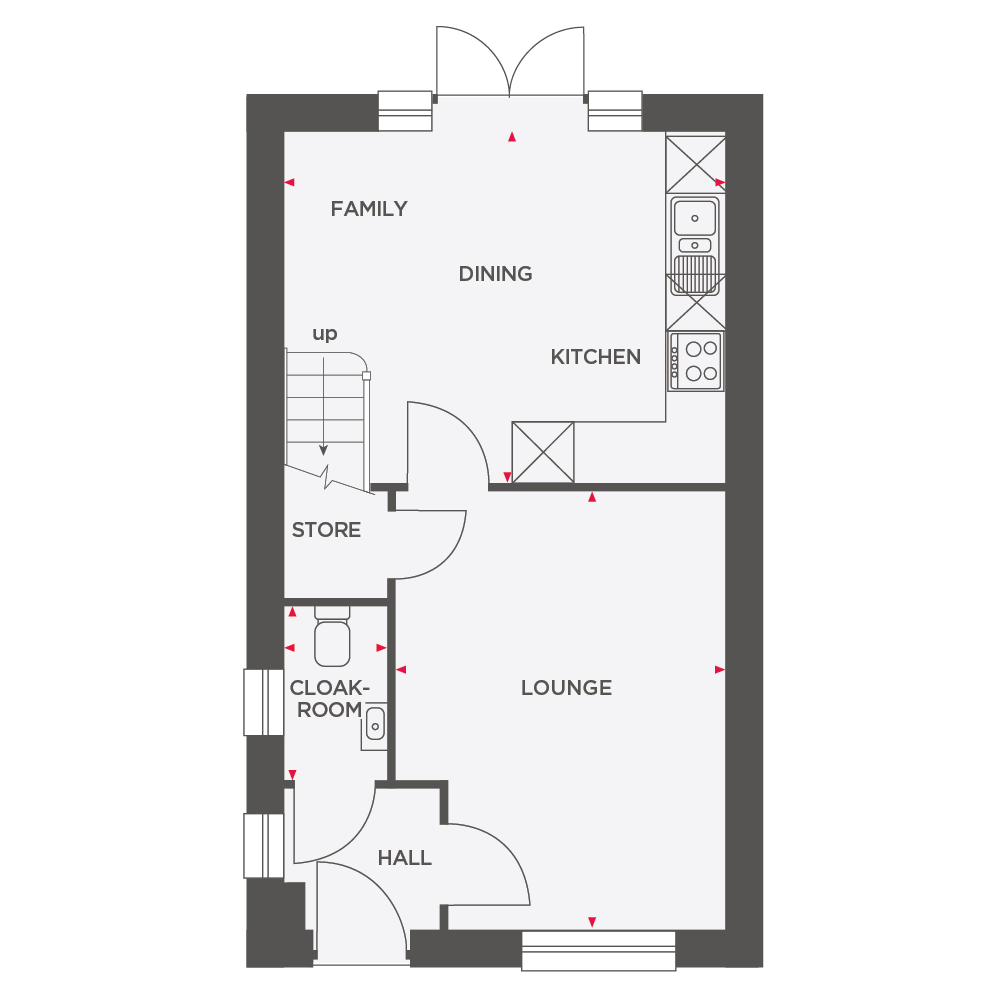 156, Trevemper Road, Newquay floorplan
