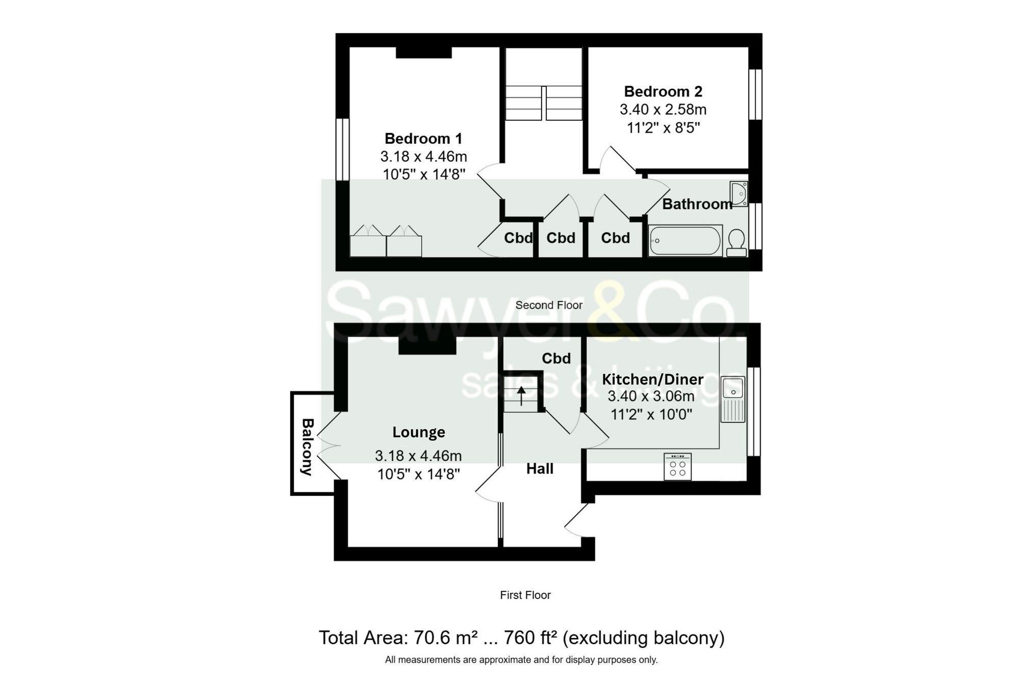 8 St. Peters Close, Hove floorplan