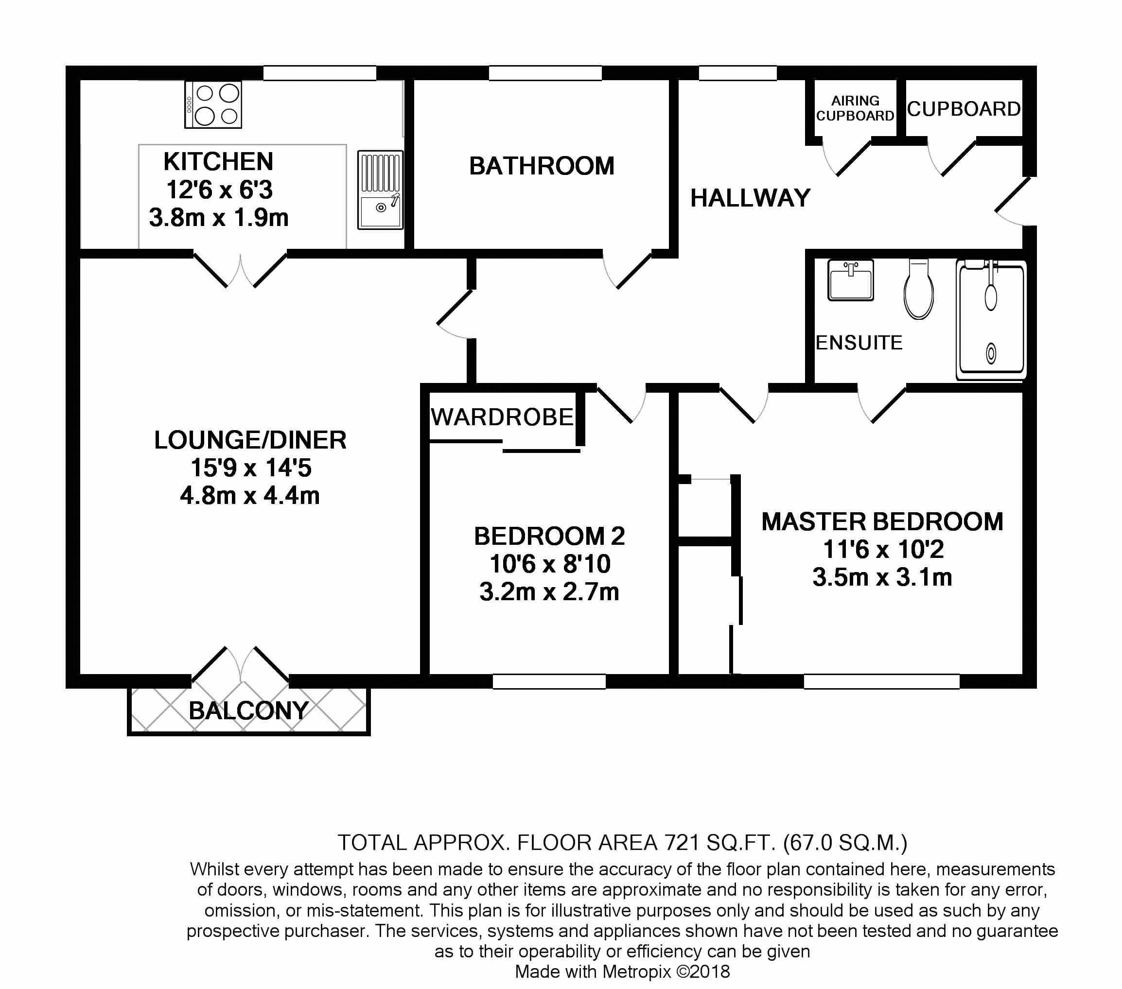 2 Bedrooms Flat for sale in Tupwood Lane, Caterham CR3