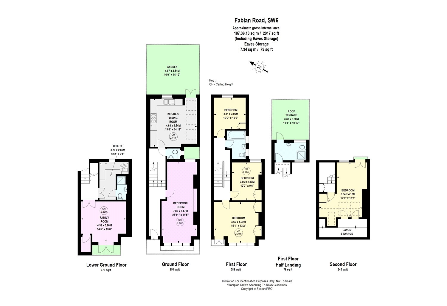 4 Bedrooms Terraced house for sale in Fabian Road, Fulham, London SW6