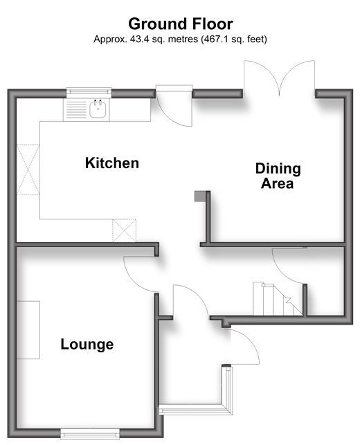 Fourth Avenue, Portsmouth floorplan