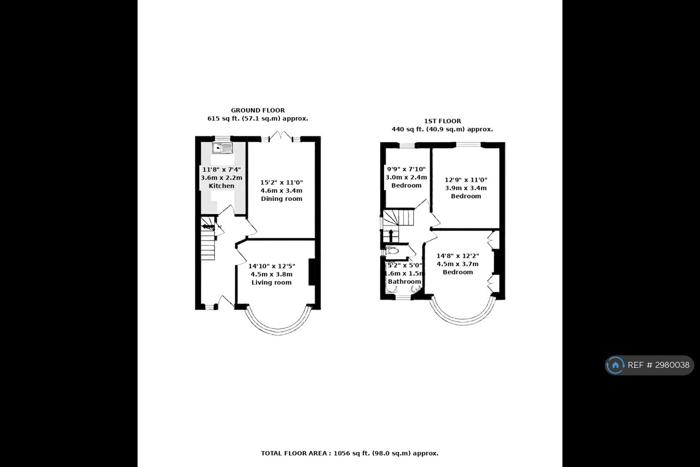Kings Way, Harrow floorplan