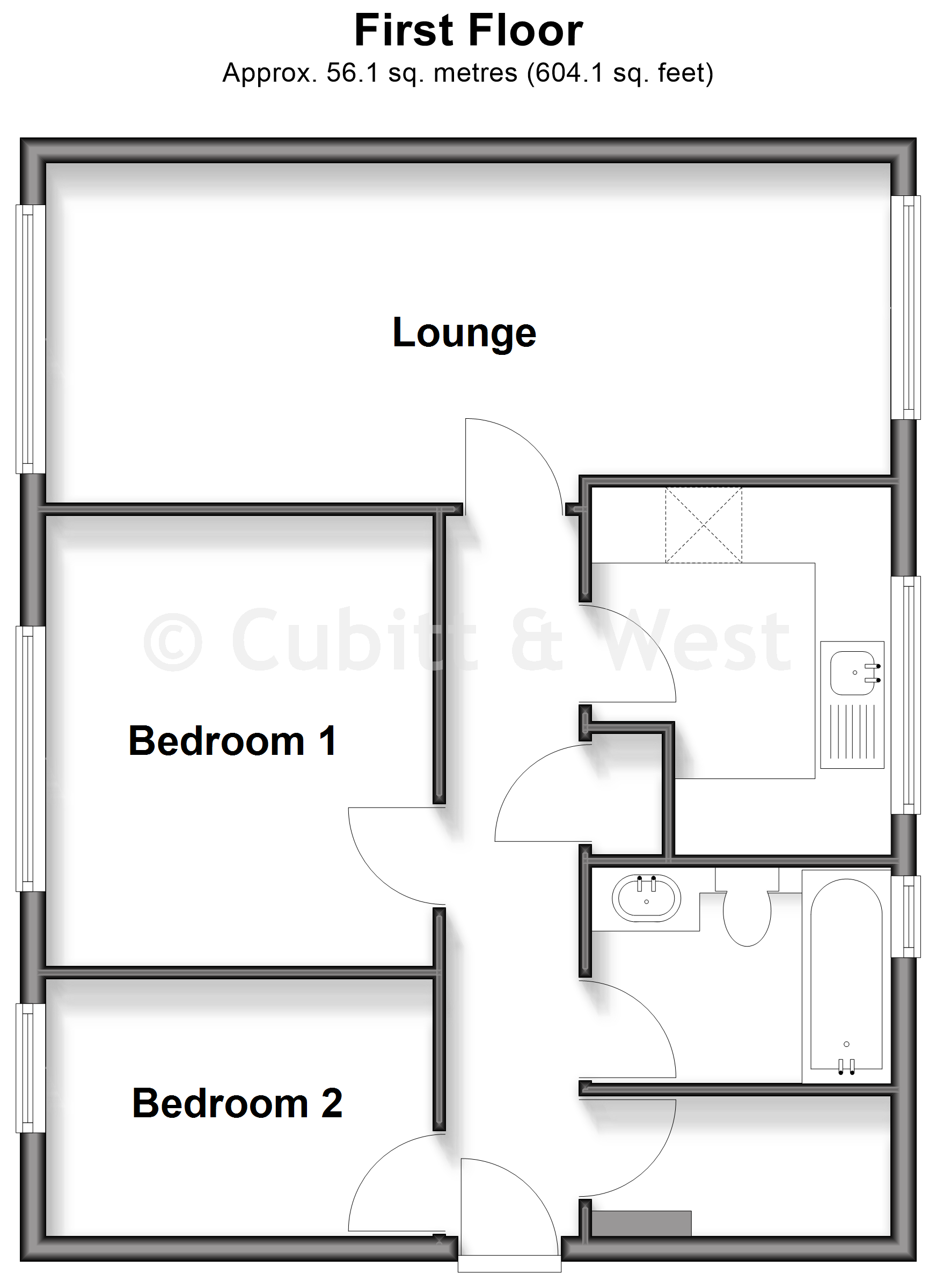 27, Proctor Gardens, Great Bookham floorplan