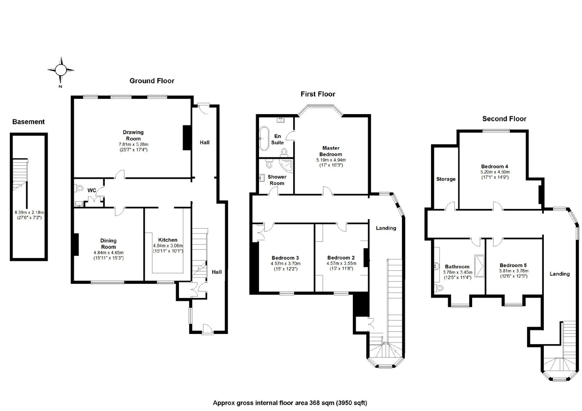 5 Bedrooms Terraced house for sale in The Hobart, Hassobury Manor, Farnham, Nr Bishops Stortford, Essex CM23