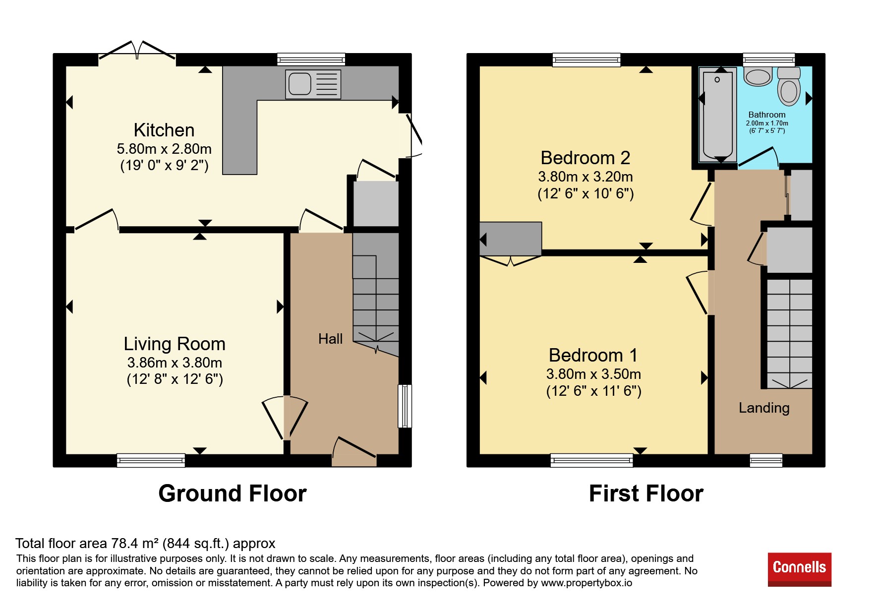 45, Yew Tree Lane, Wednesbury floorplan