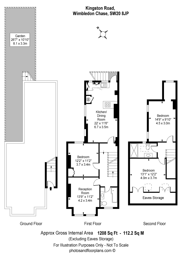 3 Bedrooms Maisonette to rent in Kingston Road, Wimbledon Chase SW20
