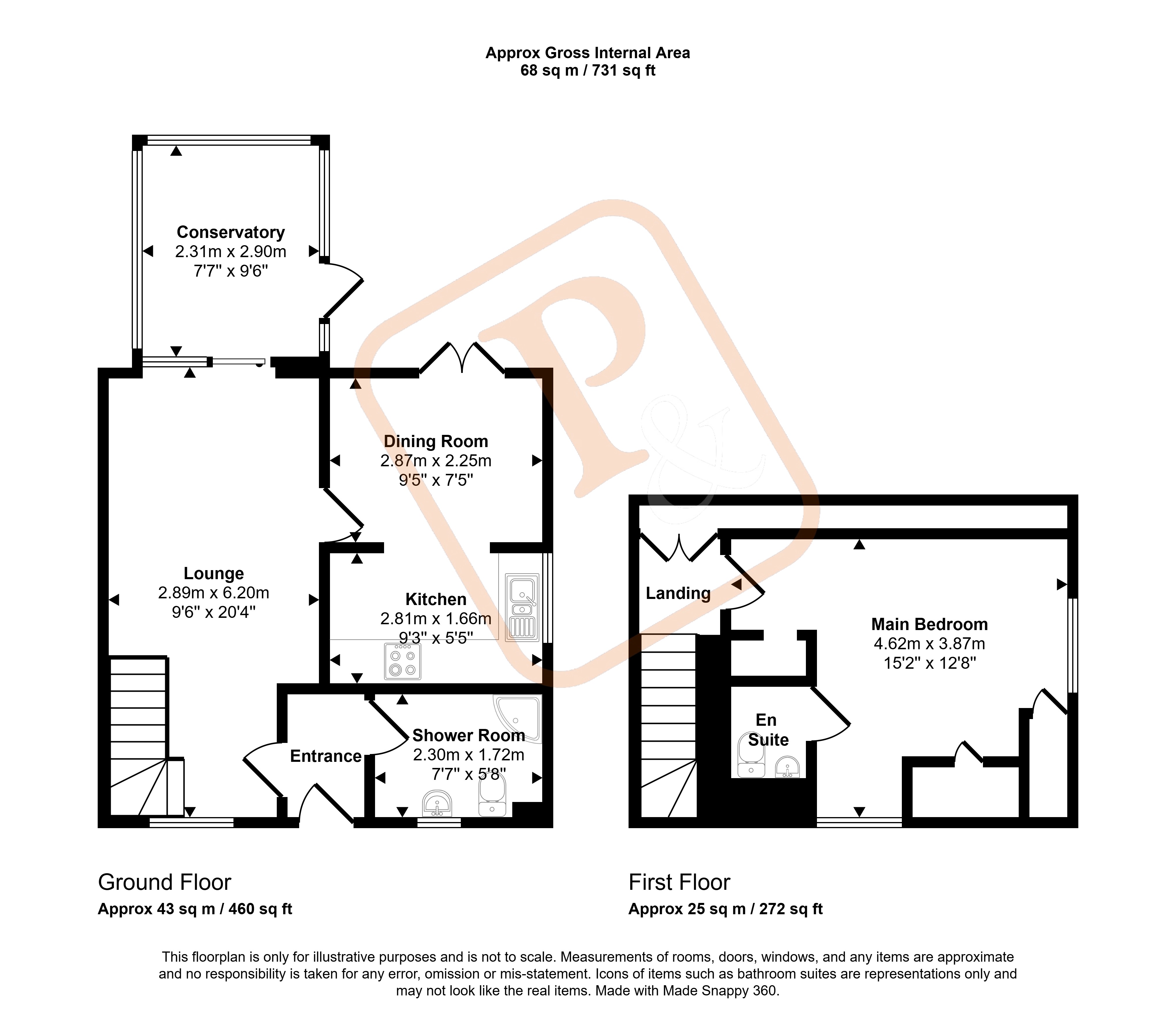 16, Belmont Place, Essex floorplan