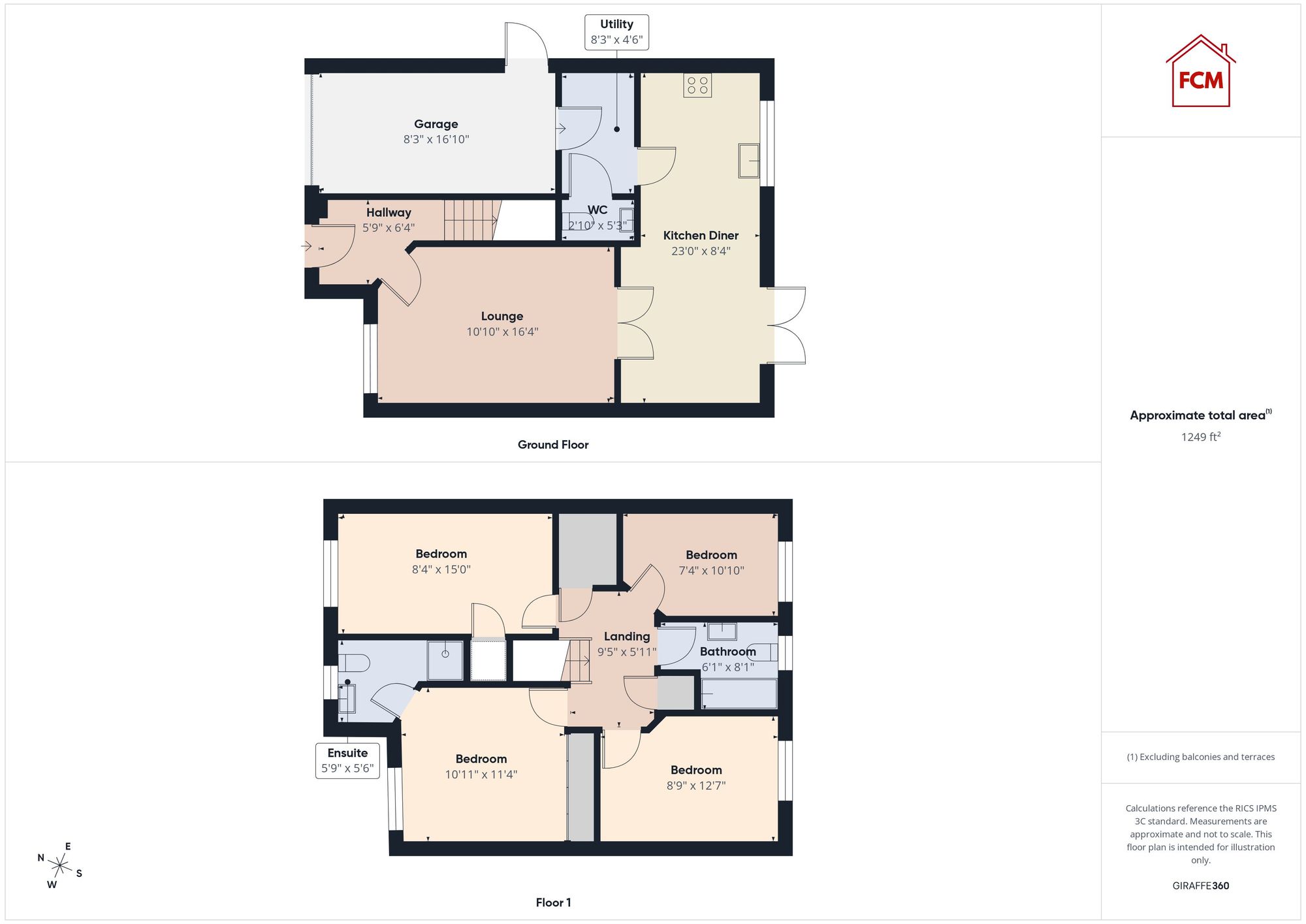 10 Lingla Gardens, Frizington floorplan