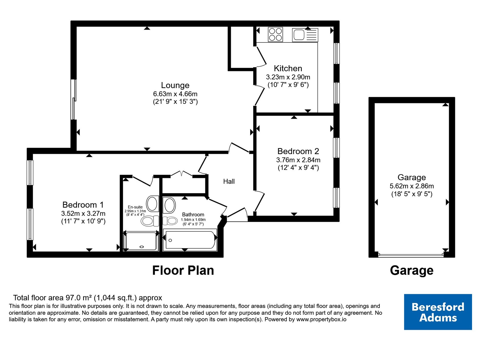 26, Deganwy Quay, Conwy floorplan