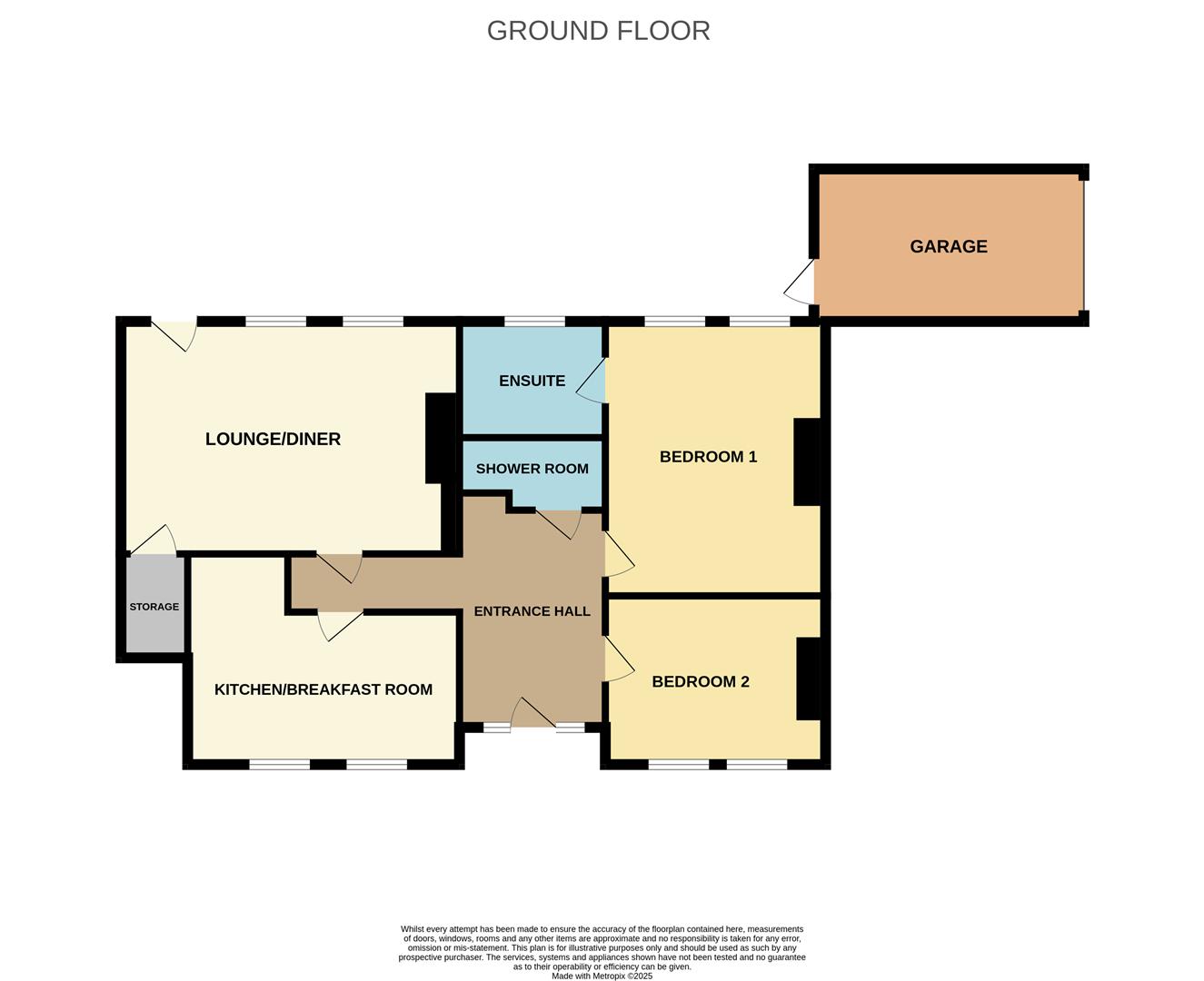 Flat 2, Lancing Court, Rectory Road, Kirkley floorplan