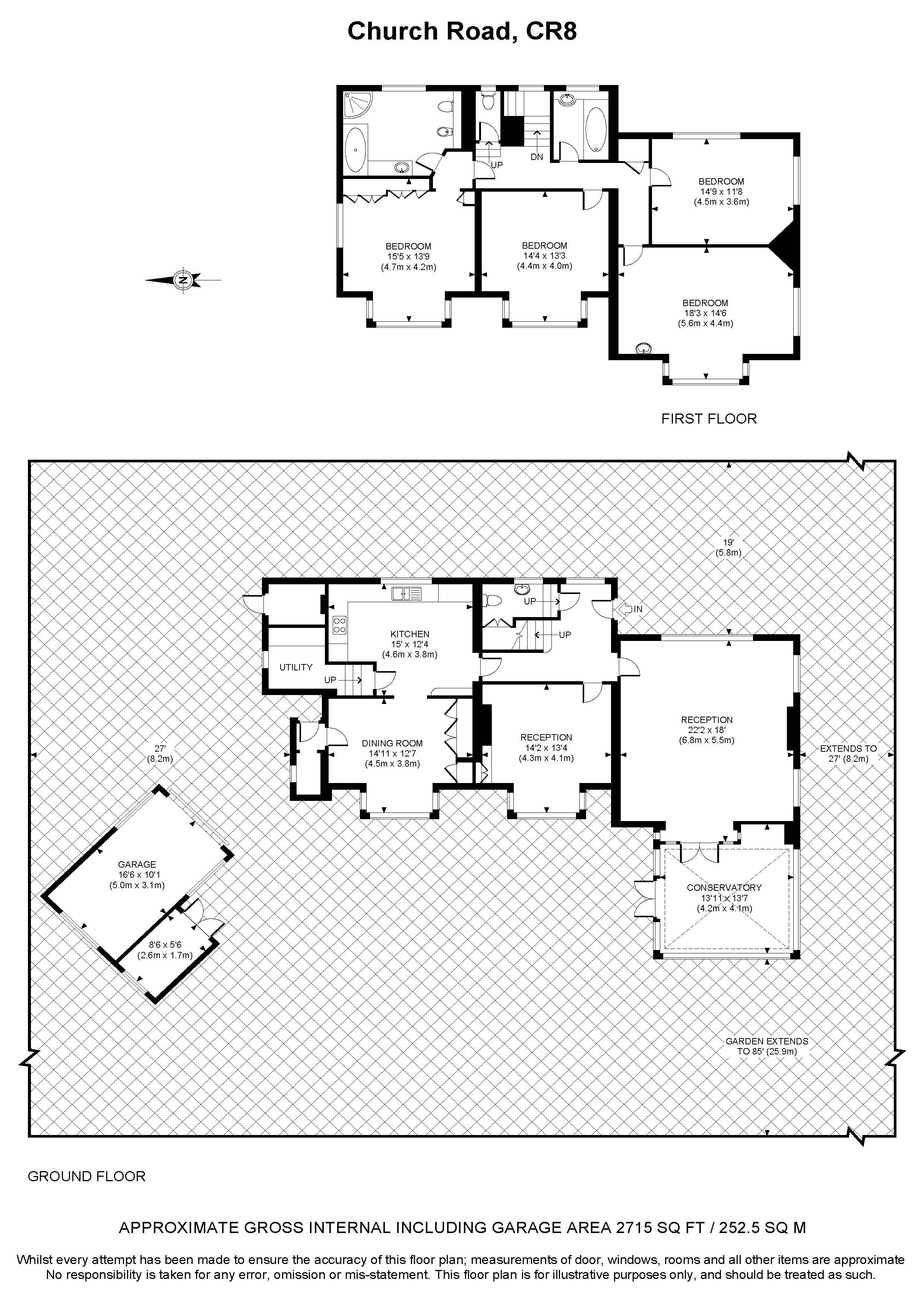 4 Bedrooms Detached house for sale in Church Road, Kenley CR8