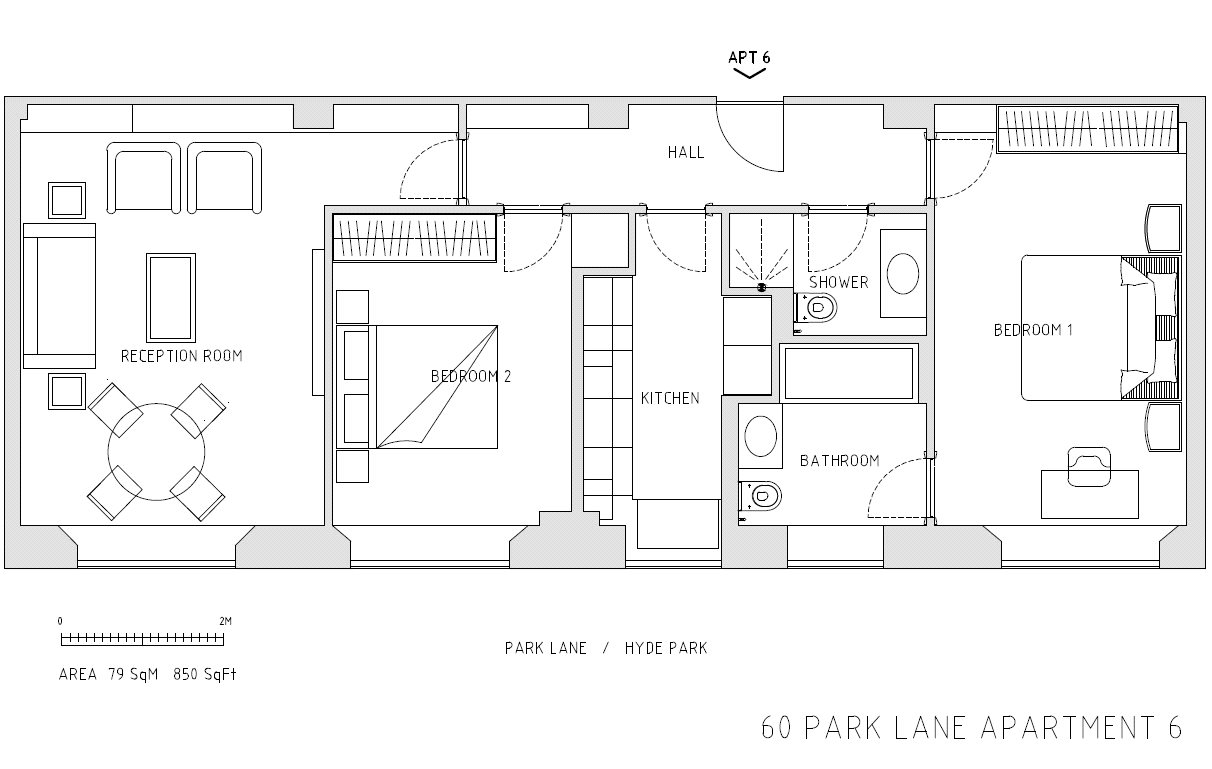 2 Bedrooms Flat to rent in Park Lane, Mayfair, London W1K