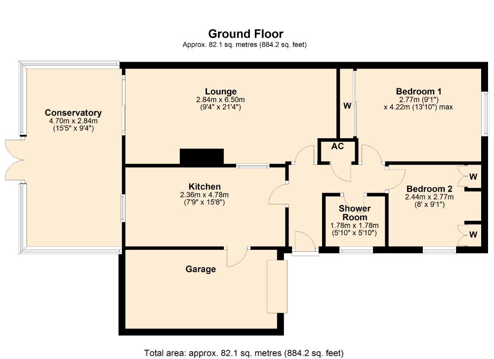 2 Bedrooms Detached bungalow for sale in Southcourt, Moulton, Northampton NN3