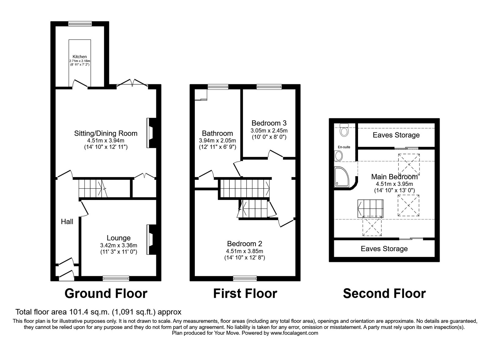 42, Farrow Street, Oldham floorplan