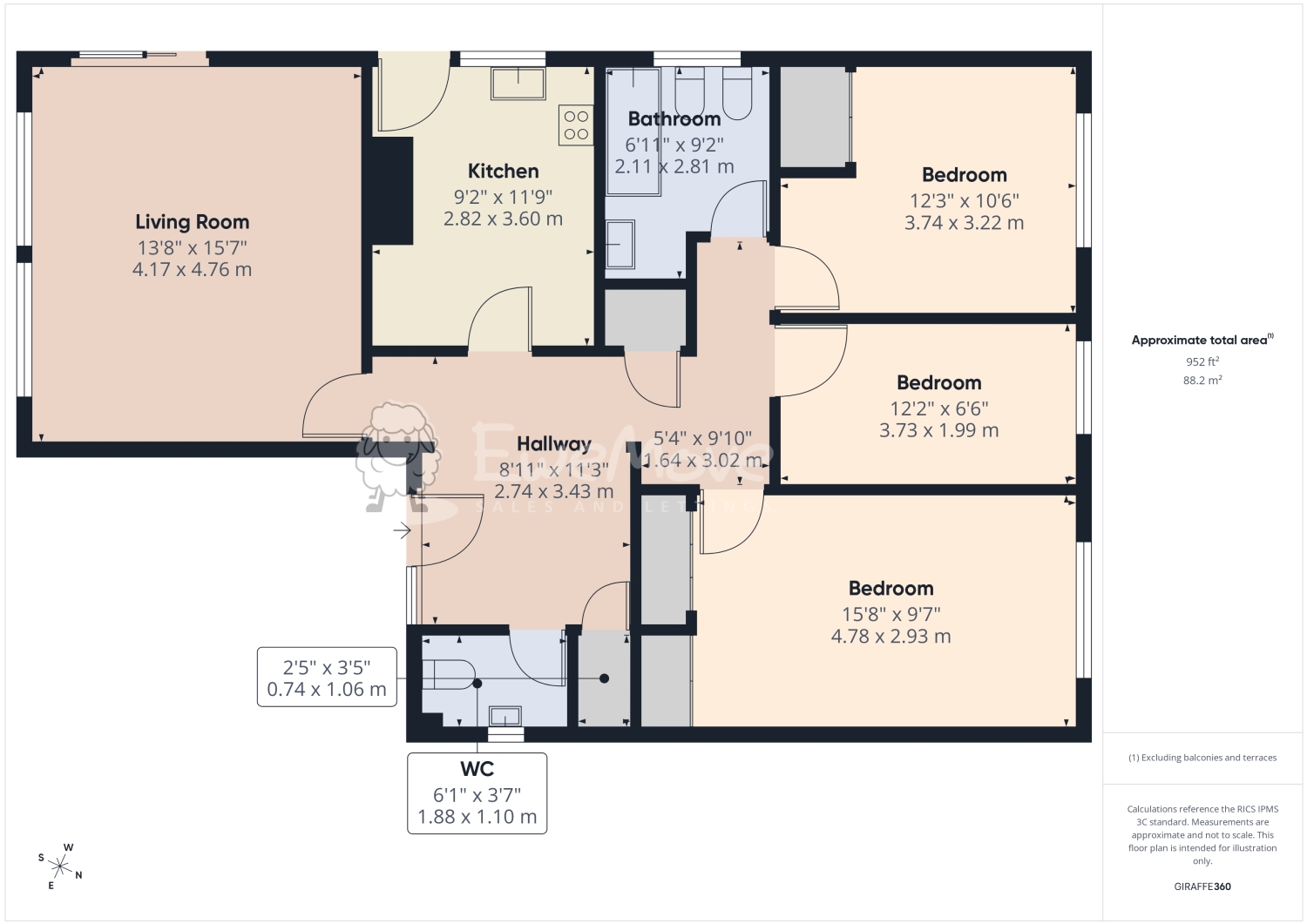 FIELDGATE, DRIFT ROAD, BORDON floorplan