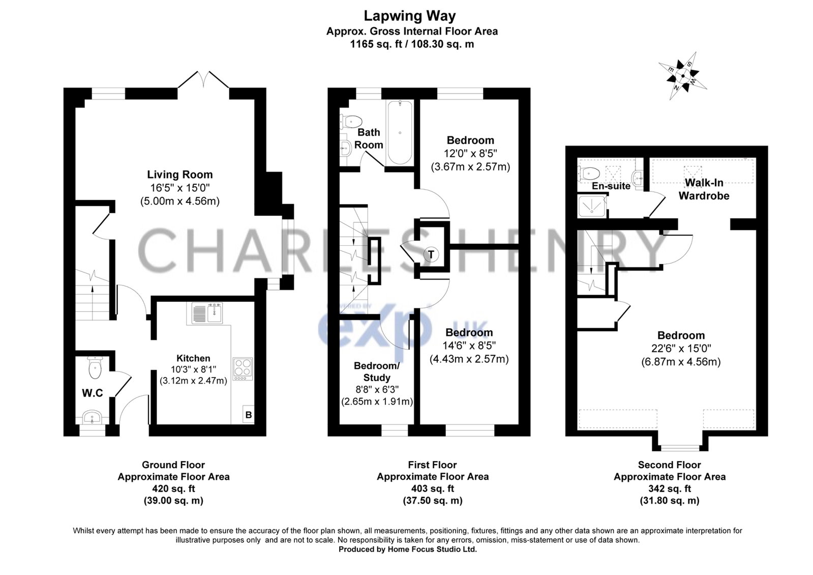 17, Lapwing Way, Alton floorplan