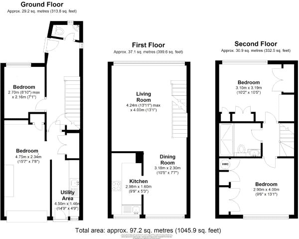 4 Bedrooms Terraced house for sale in Byfleet, West Byfleet, Surrey KT14