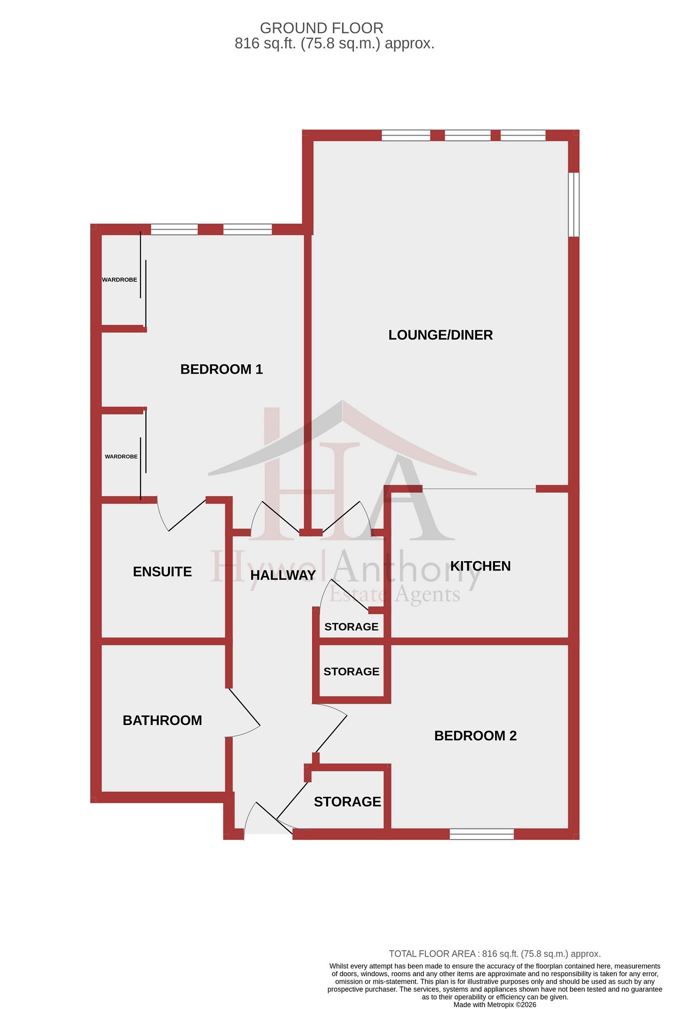 32, Western Courtyard, Pontyclun floorplan