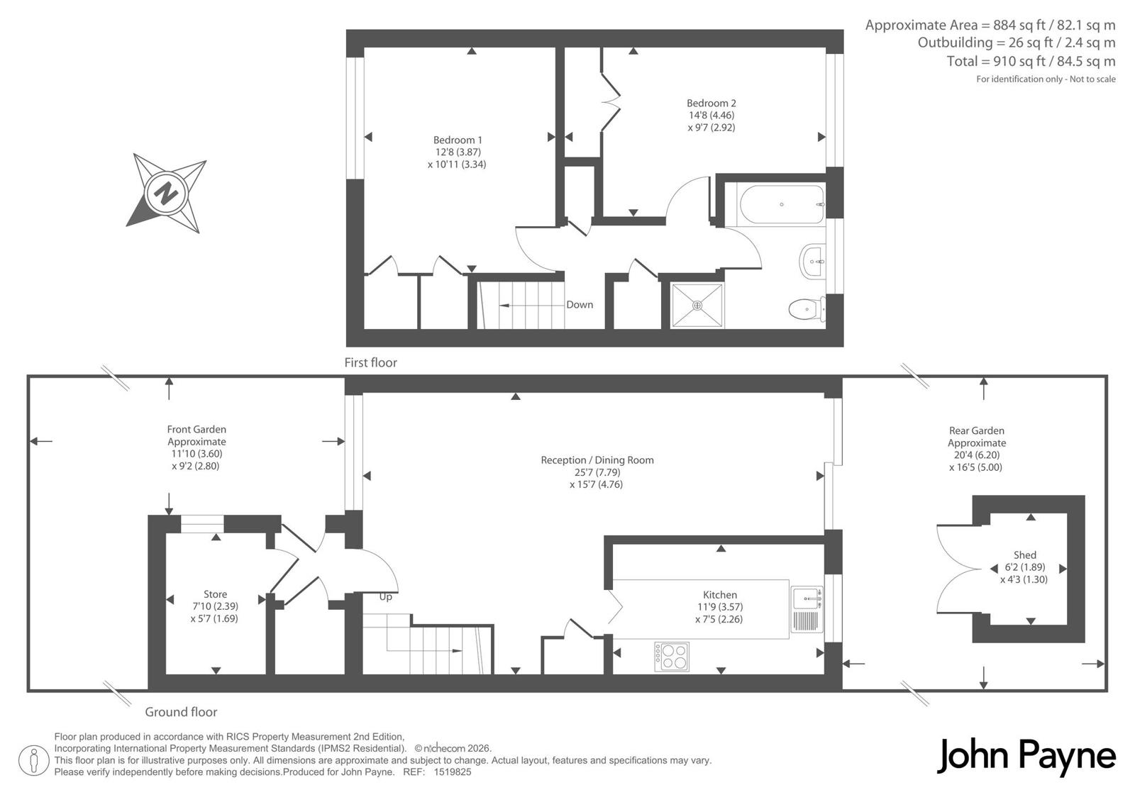 30, Polebrook Road, London floorplan