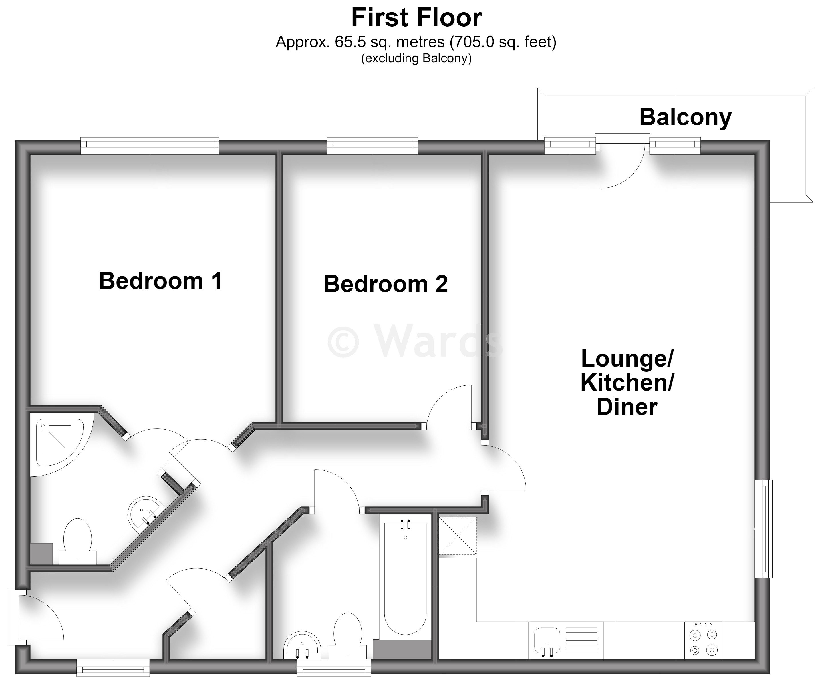 16, The Farrows, Maidstone floorplan
