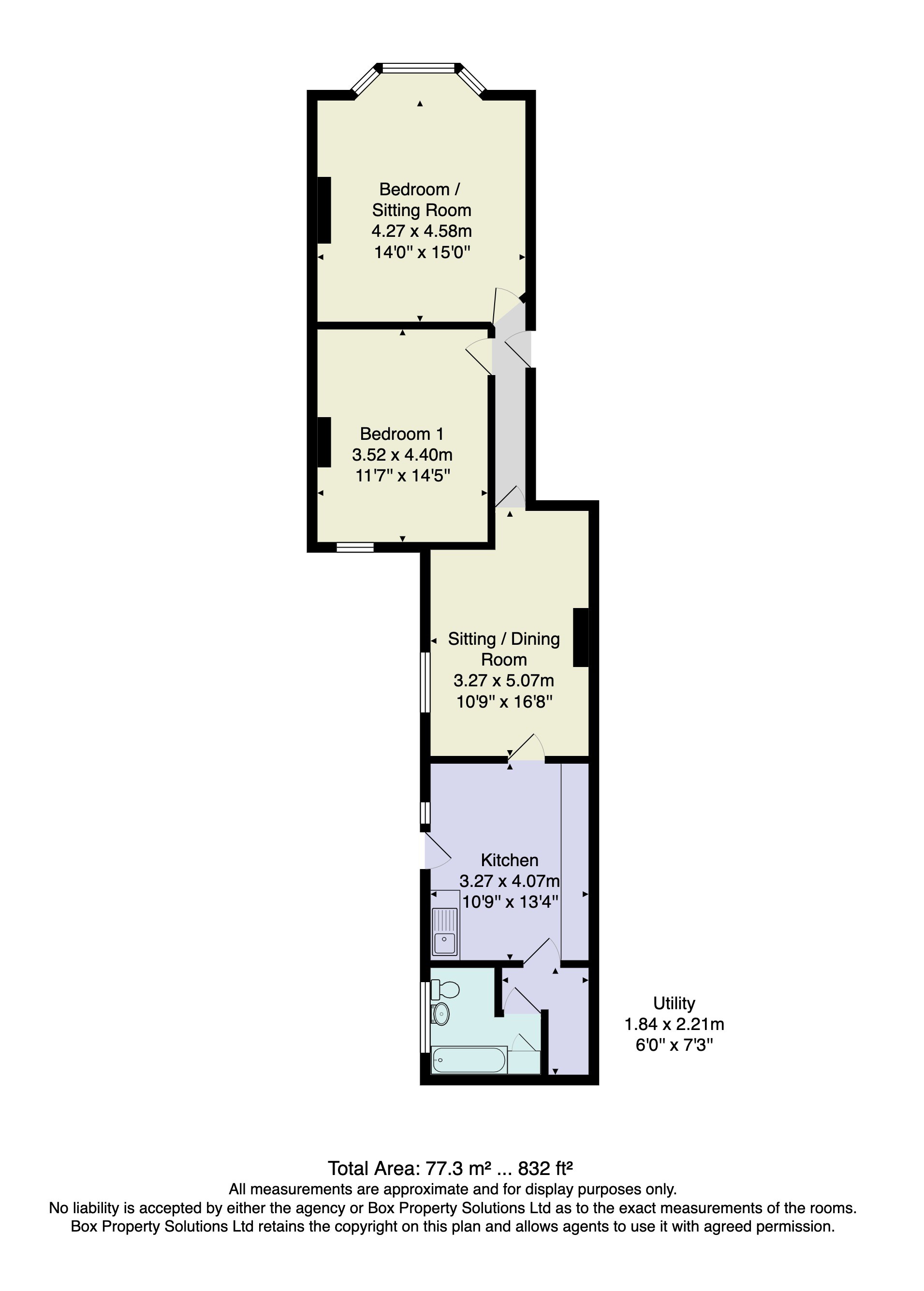 2 bed flat for sale in Mornington Crescent, Harrogate HG1 - Zoopla