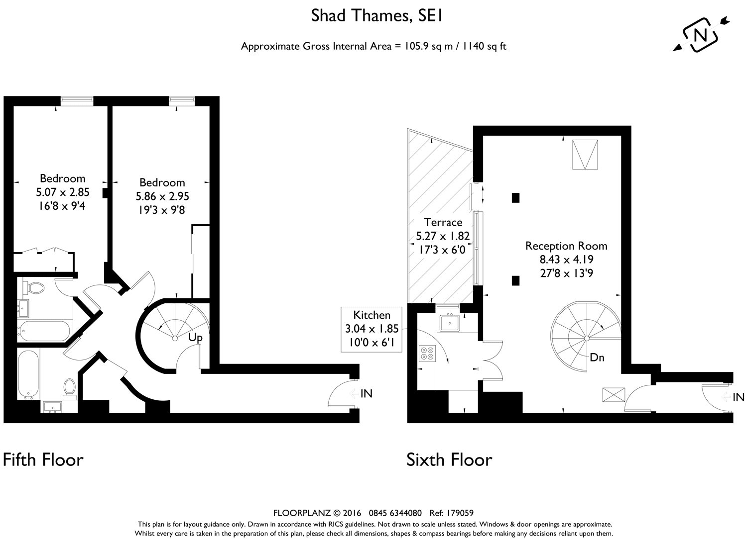 2 Bedrooms Flat to rent in St. Georges Wharf, 6 Shad Thames, London SE1