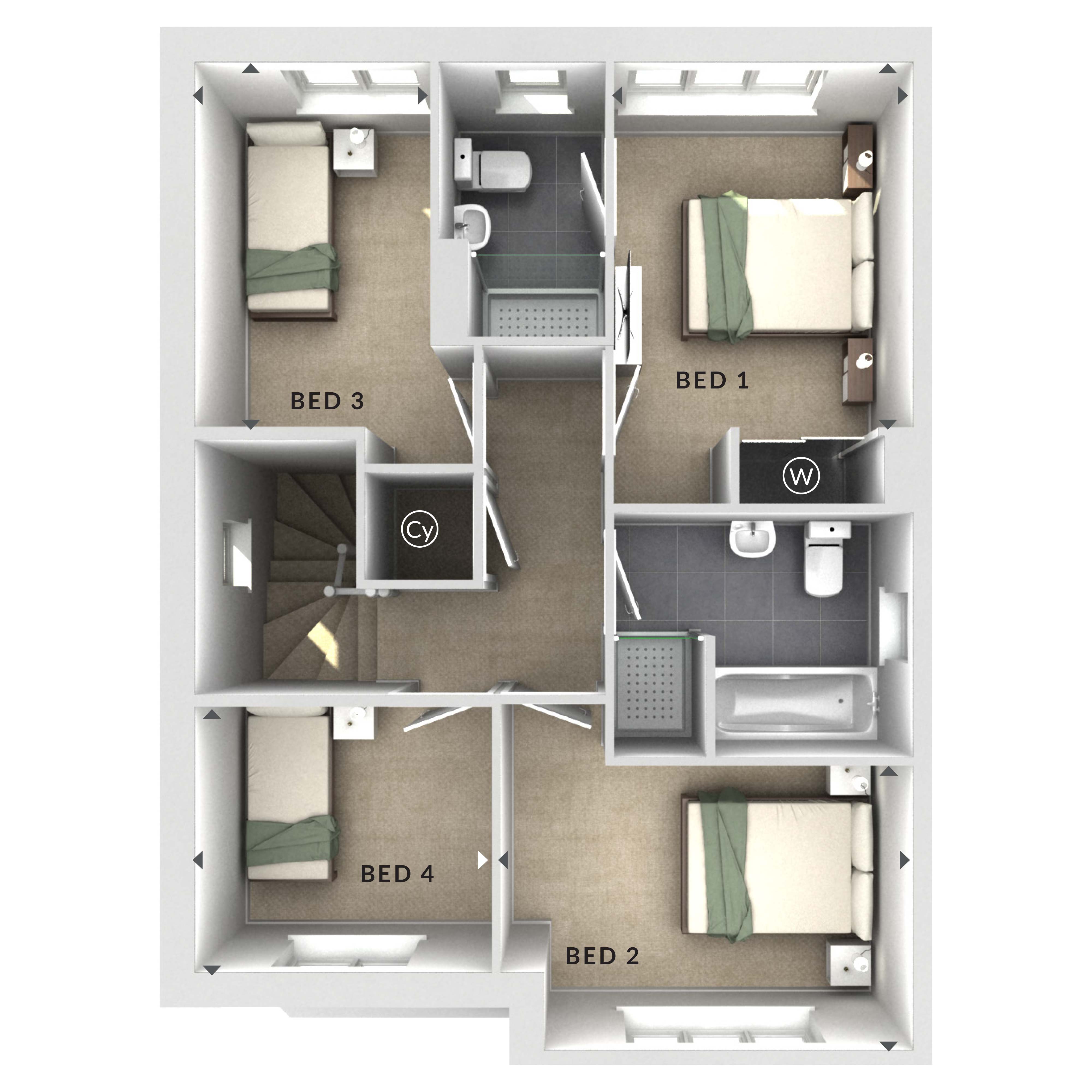 28, Bennetts Road North, Keresley floorplan