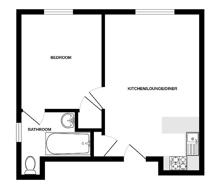 43, Swan Way, Fleet floorplan
