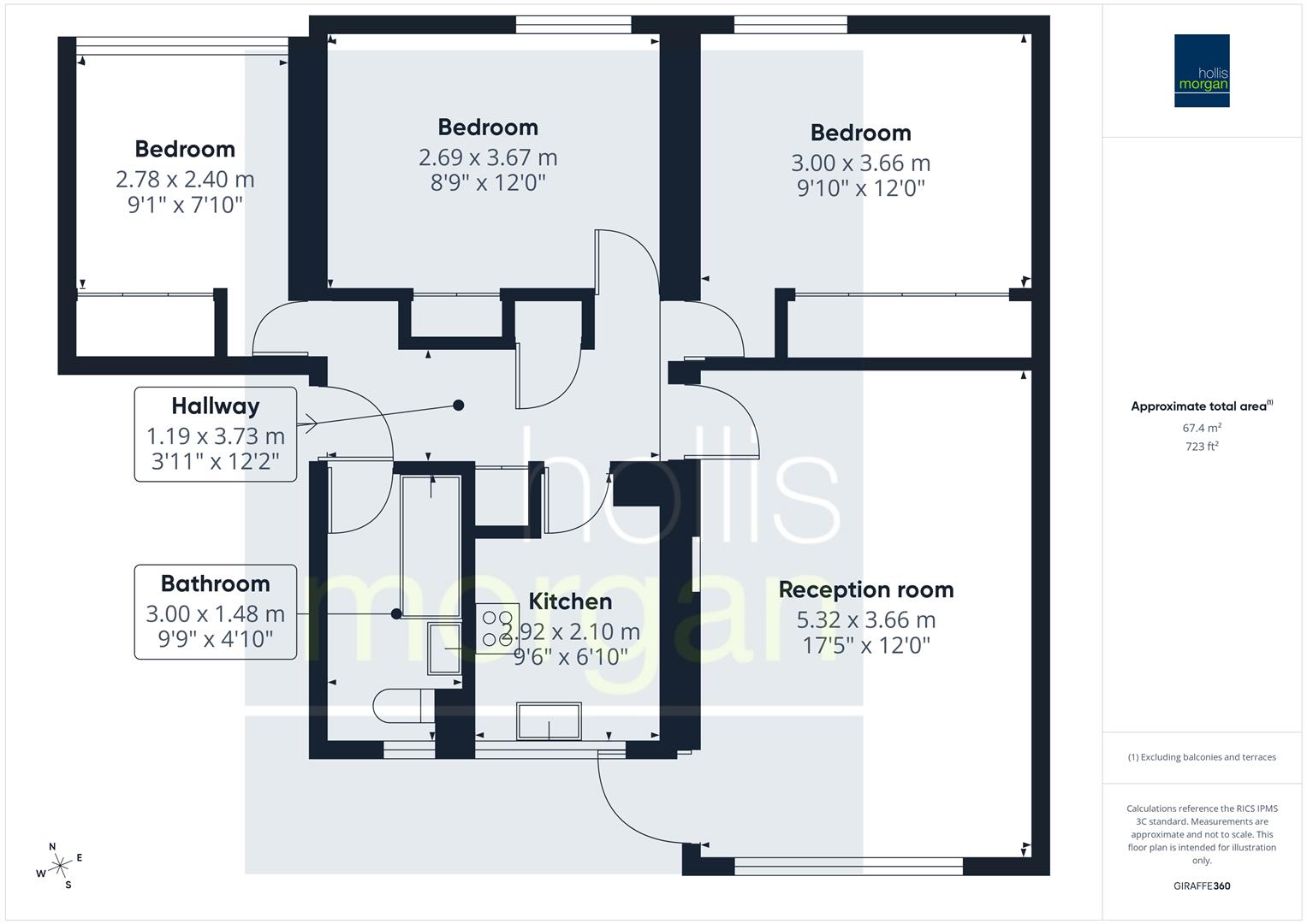 9 The Limes, Wellington Place, Bristol floorplan