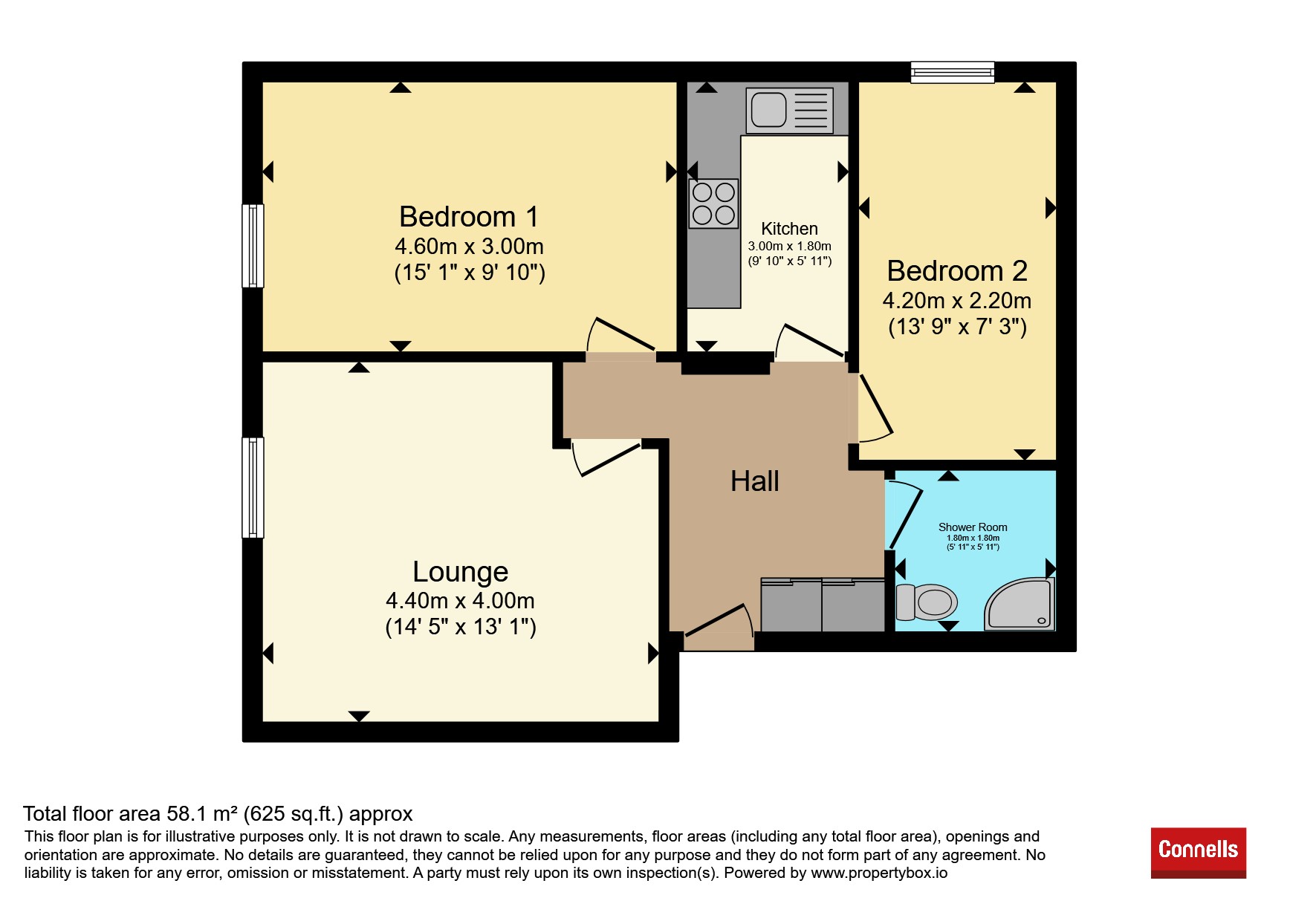3, Gainsborough Court, Stockingstone Road, Luton floorplan