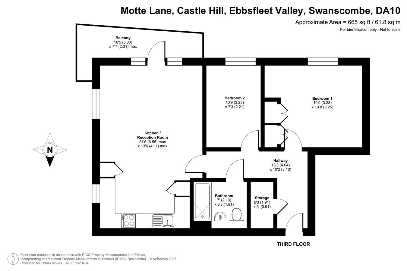 Motte Lane, Swanscombe floorplan